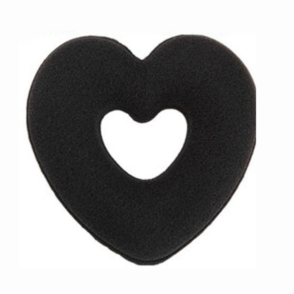 Women Heart Donut Shaped Bun Wraps Hair Clip Set Hair Updo Maker