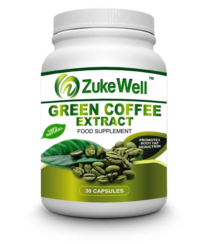 zukewell Green Coffee Beans Extract for Weight Loss 500 mg Fat Burner Capsule Buy zukewell