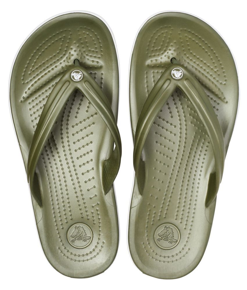 Crocs Relaxed Fit Green Thong Flip Flop Price In India Buy Crocs Relaxed Fit Green Thong Flip 6260