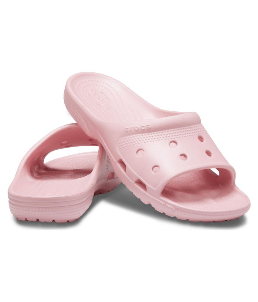Crocs Pink Slides Price in India- Buy Crocs Pink Slides Online at Snapdeal