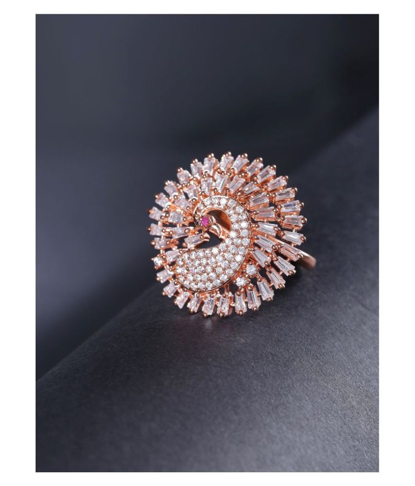     			Priyaasi - Rose Gold Rings (Pack of 1)