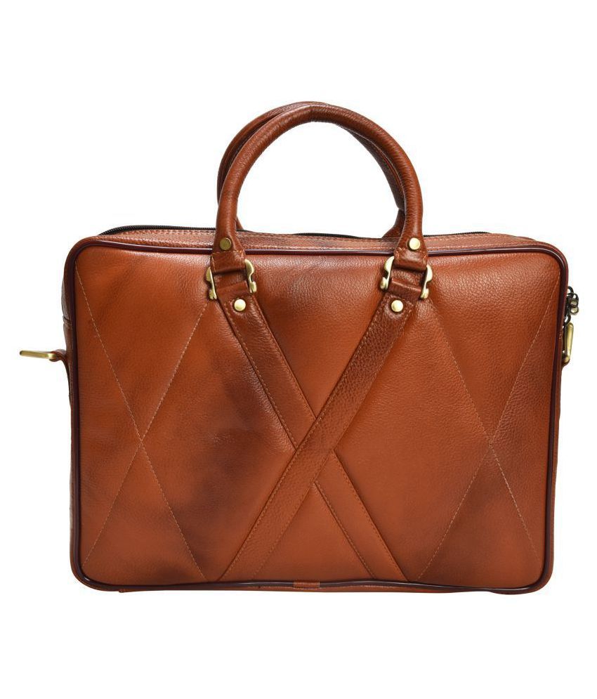 gents leather office bags