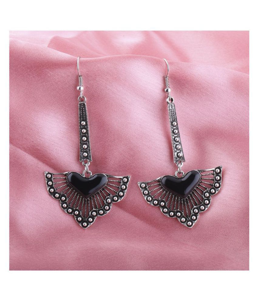     			Silver Shine Alluring Silver Fish Hook Earrings for Women