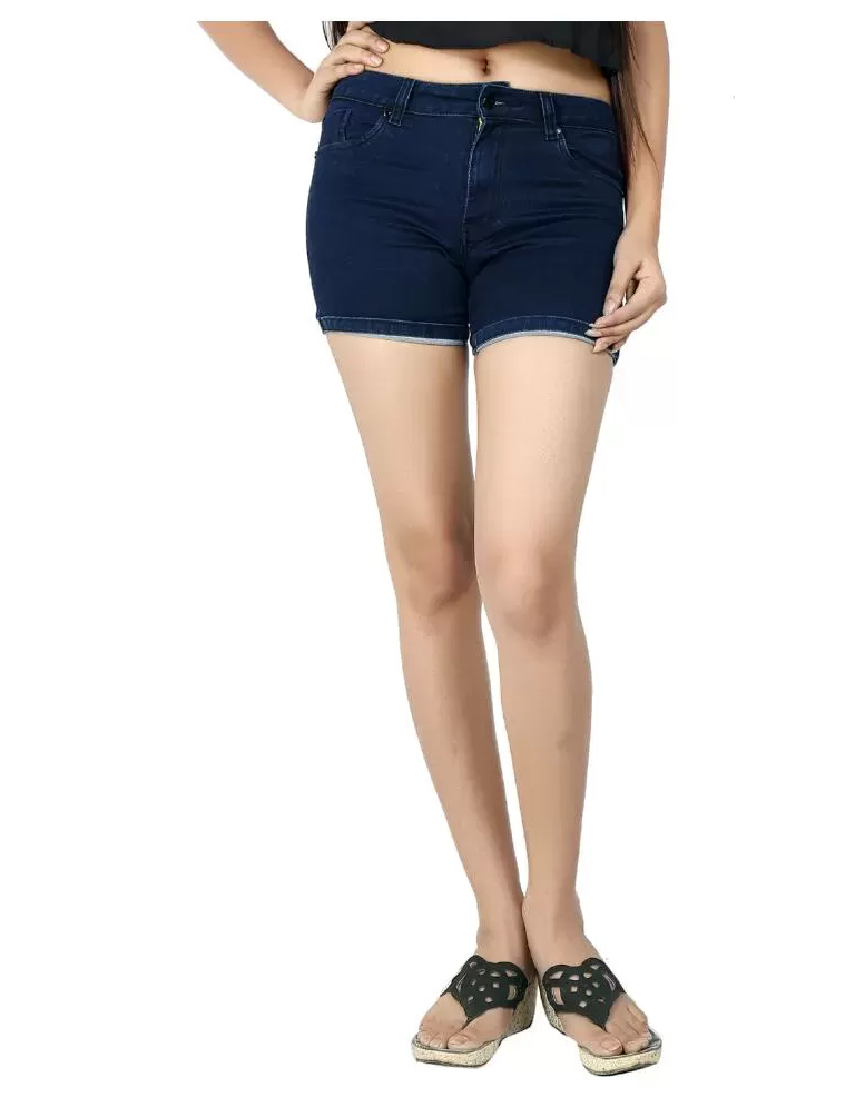 Buy Blue Shorts for Women by Broadstar Online  Ajiocom