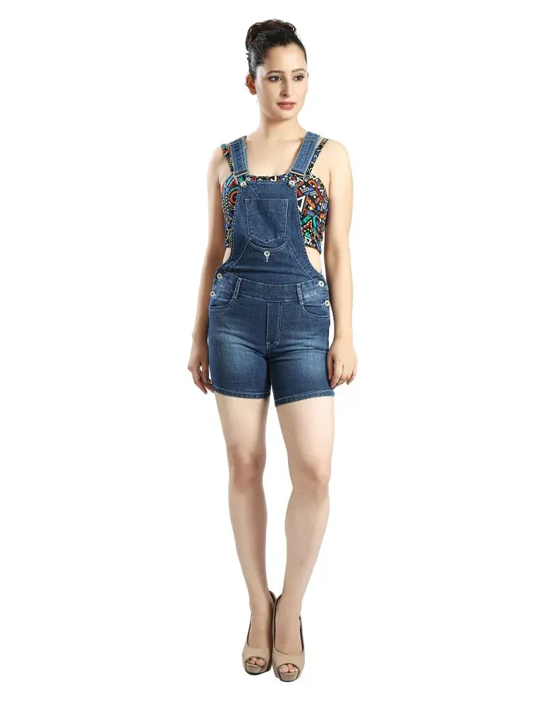 Buy Denim Sleeveless Jumpsuit online  Looksgudin