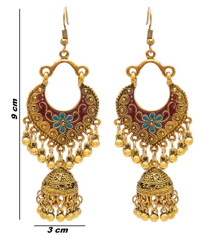Jewelz Beautiful Gold Metallic Earrings for Women Buy Jewelz