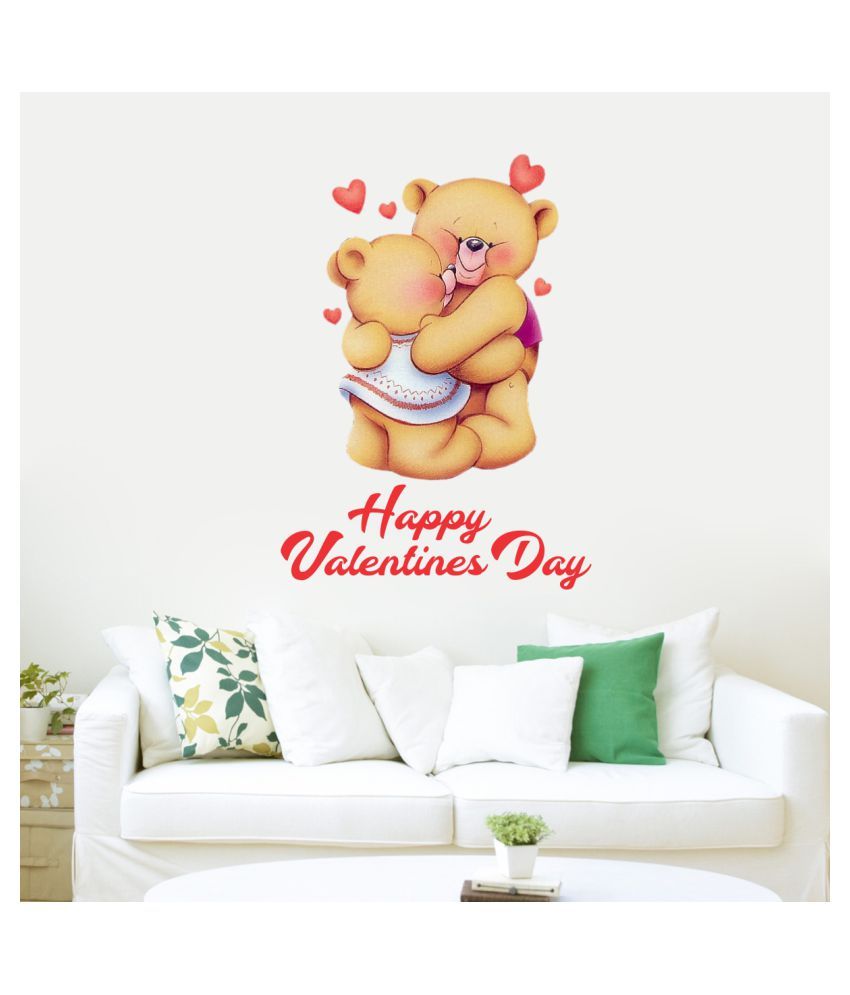     			Sticker Studio Teddy Love Cartoon Characters Sticker ( 45 x 58 cms )