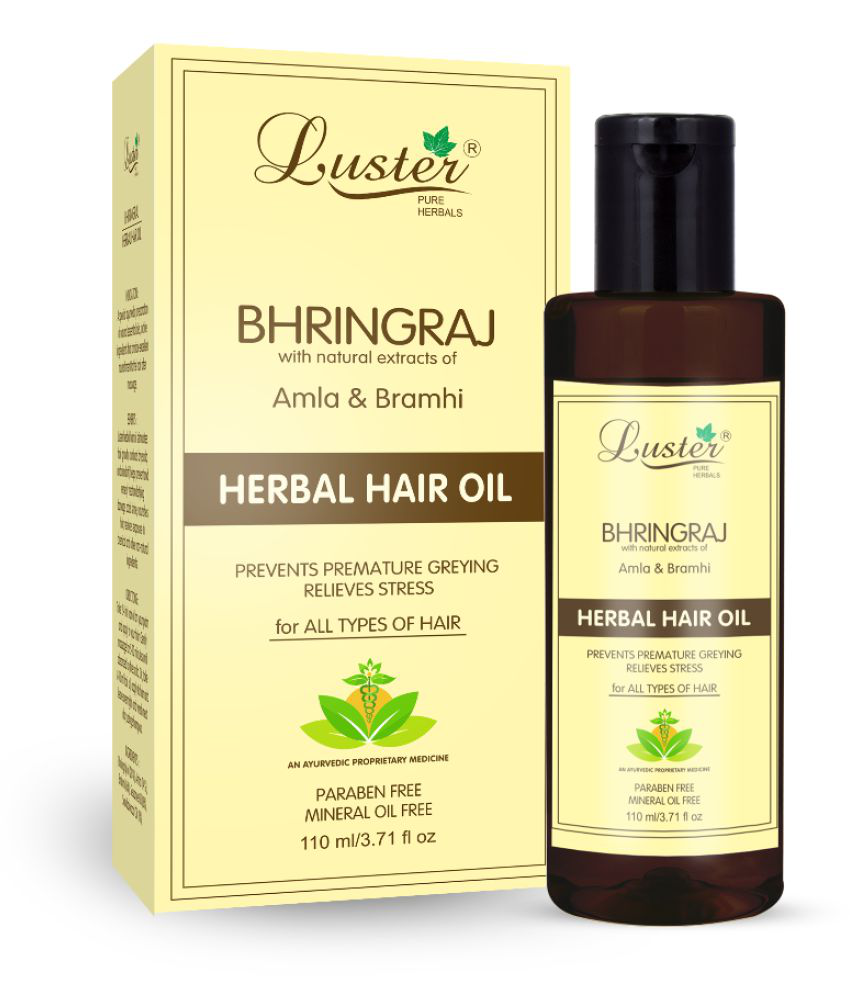Luster Bhringraj Herbal Hair Oil 100 mL: Buy Luster Bhringraj Herbal ...