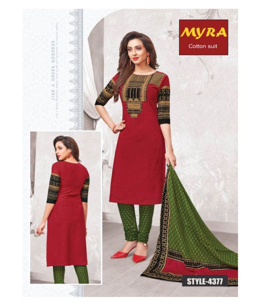 myra cotton suit