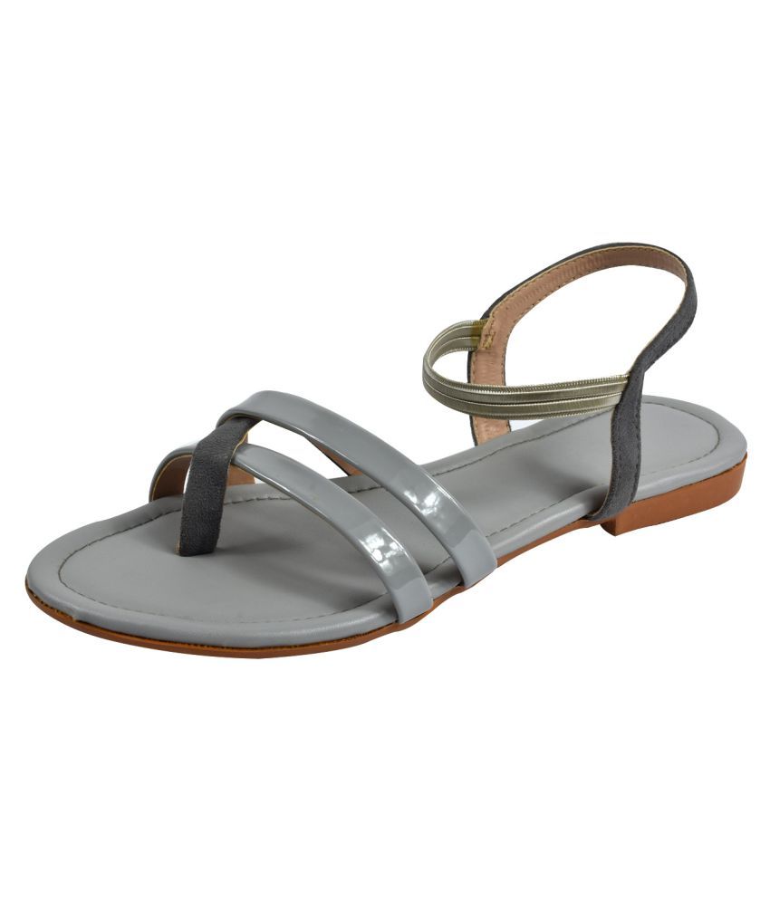 grey dress flats