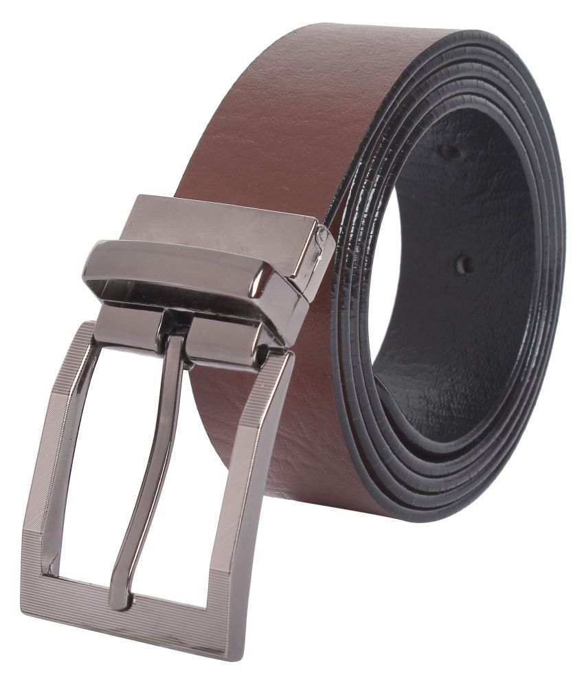 Vunik Black Leather Formal Belt: Buy Online at Low Price in India ...