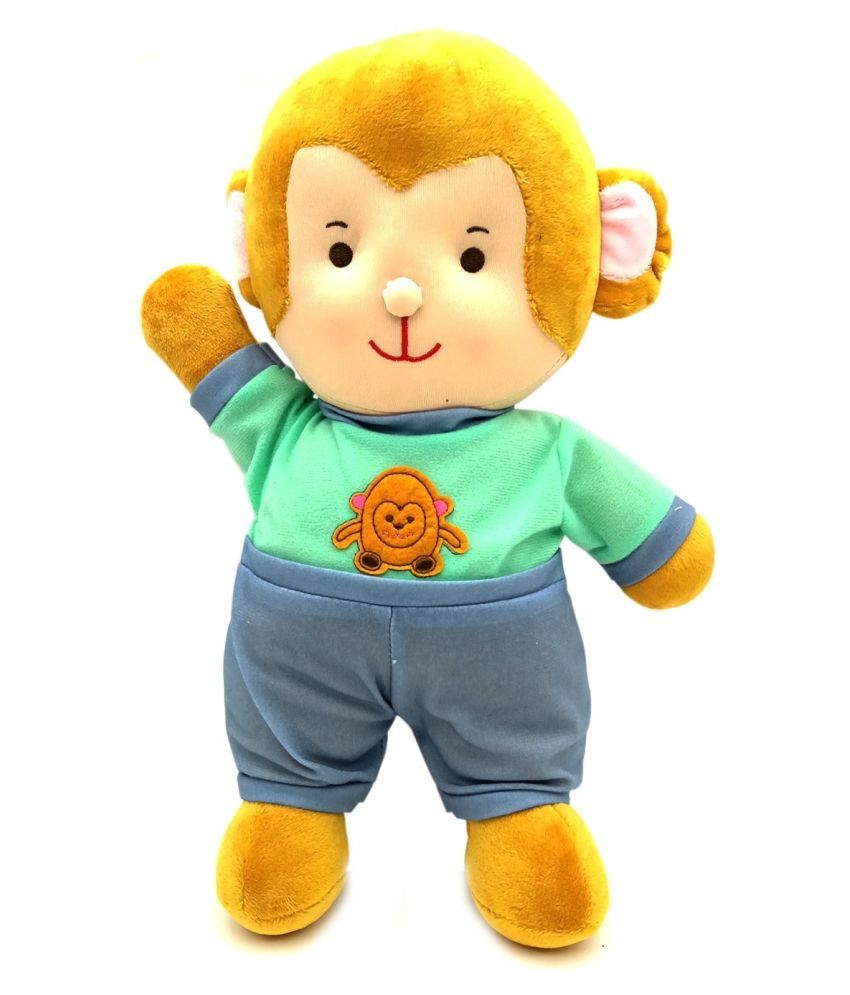 small soft toy monkey