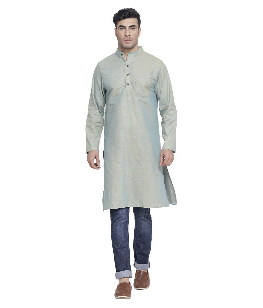 grey colour kurta combination