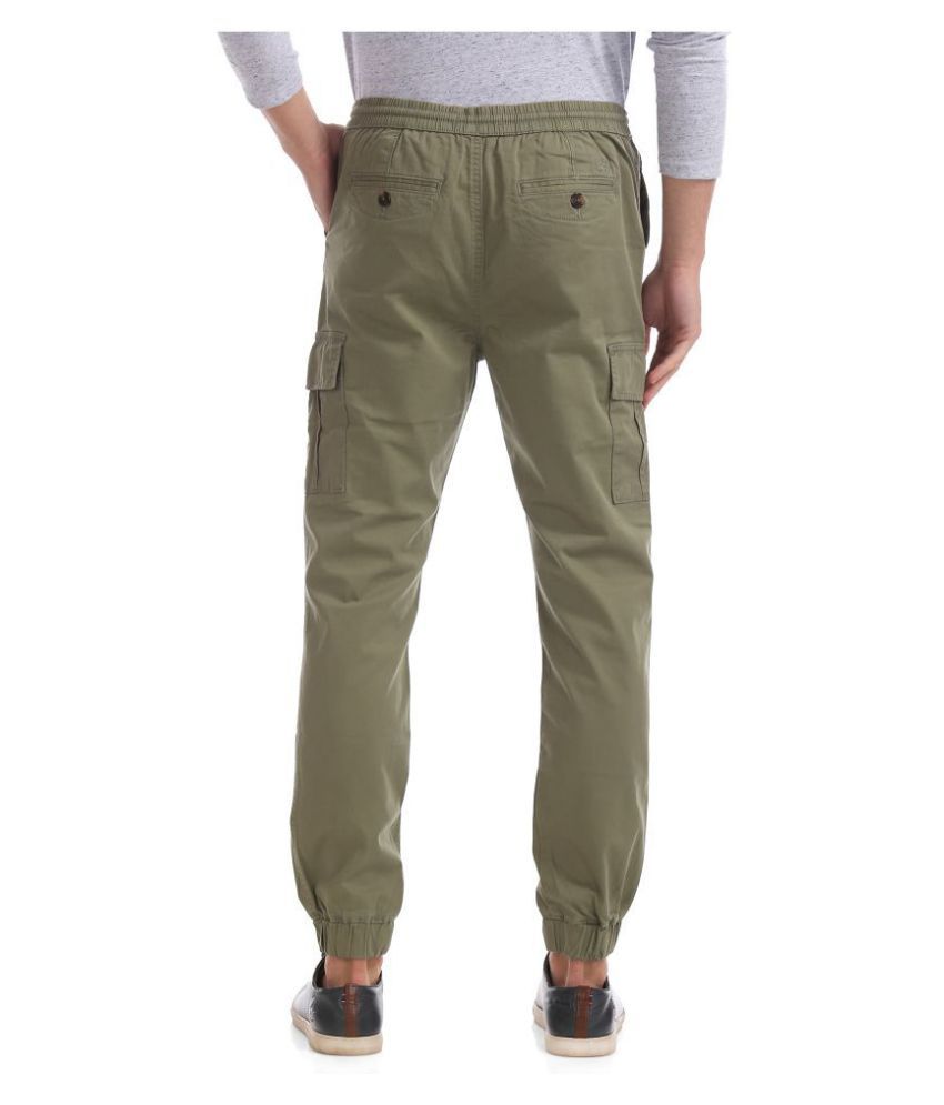 h&m green cargos