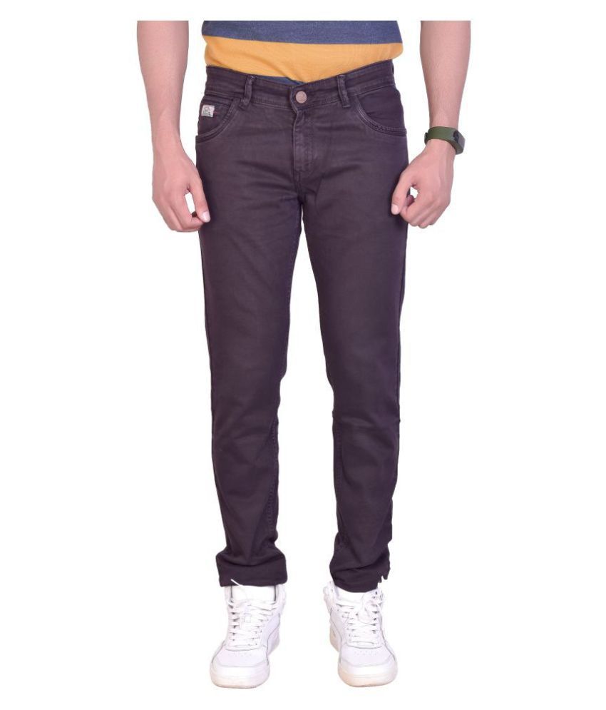     			Frod Purple Slim Jeans