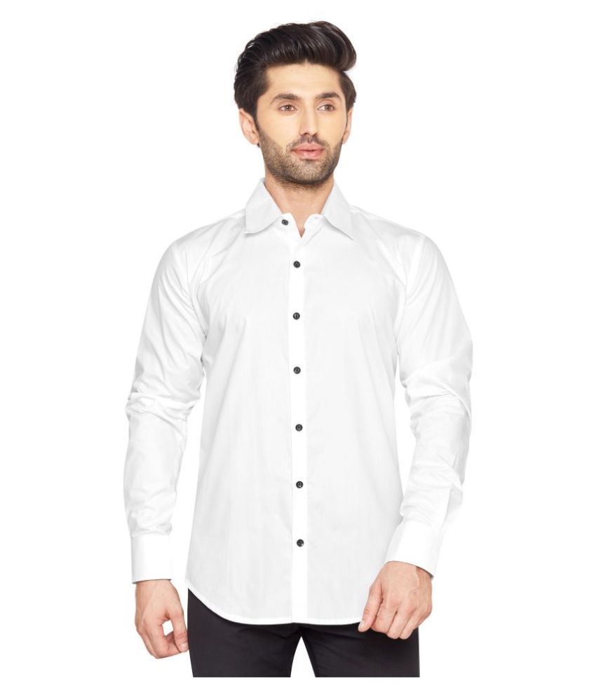 True United 100 Percent Cotton White Shirt Buy True United 100