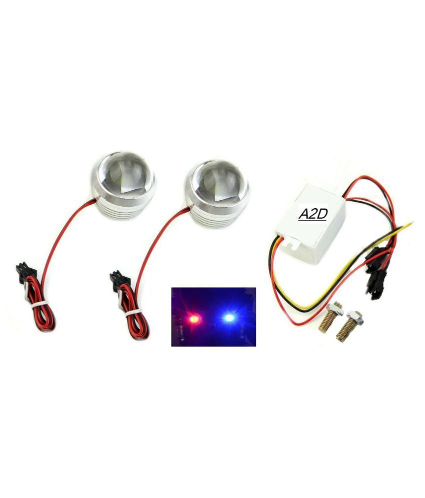 FSE Flashing Brake High Beam LED Strobe Lights with Metal Casing for