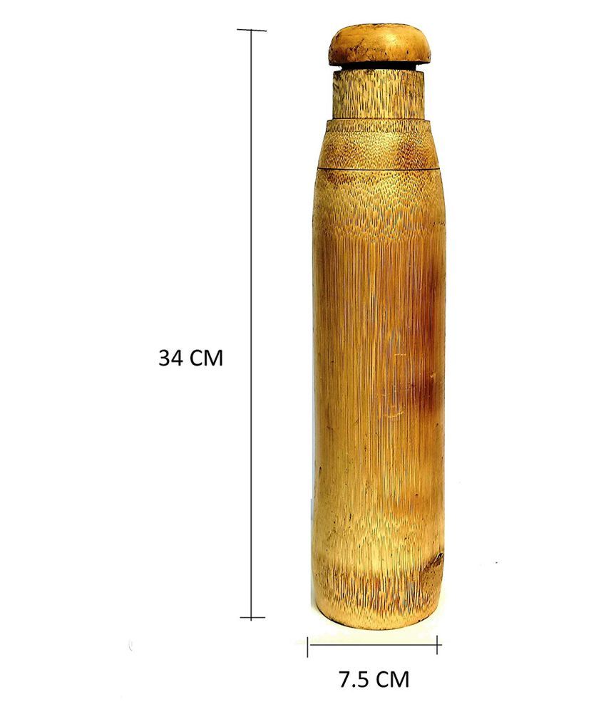 State Pride T Bamboo Bottle Beige 1000 Ml Pet Water Bottle Set Of 1 Buy Online At Best Price In India Snapdeal