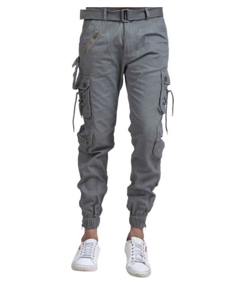 mens grey cargos