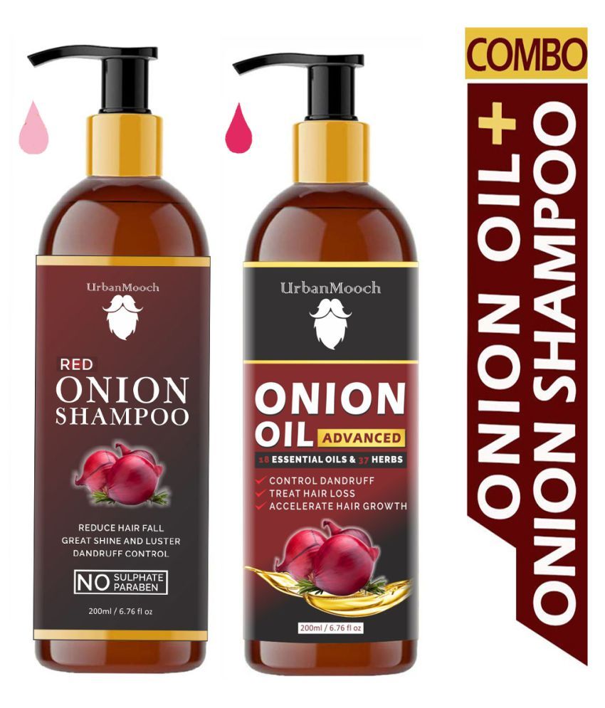     			UrbanMooch - Hair Growth Onion Oil 400 ml ( Pack of 2 )