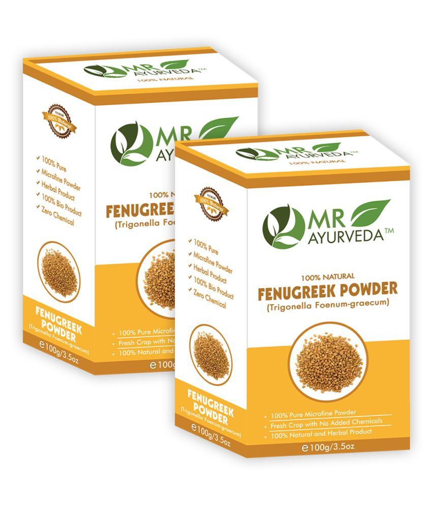 MR Ayurveda Fenugreek Powder Hair & Skin Hair Scalp Treatment 200 g