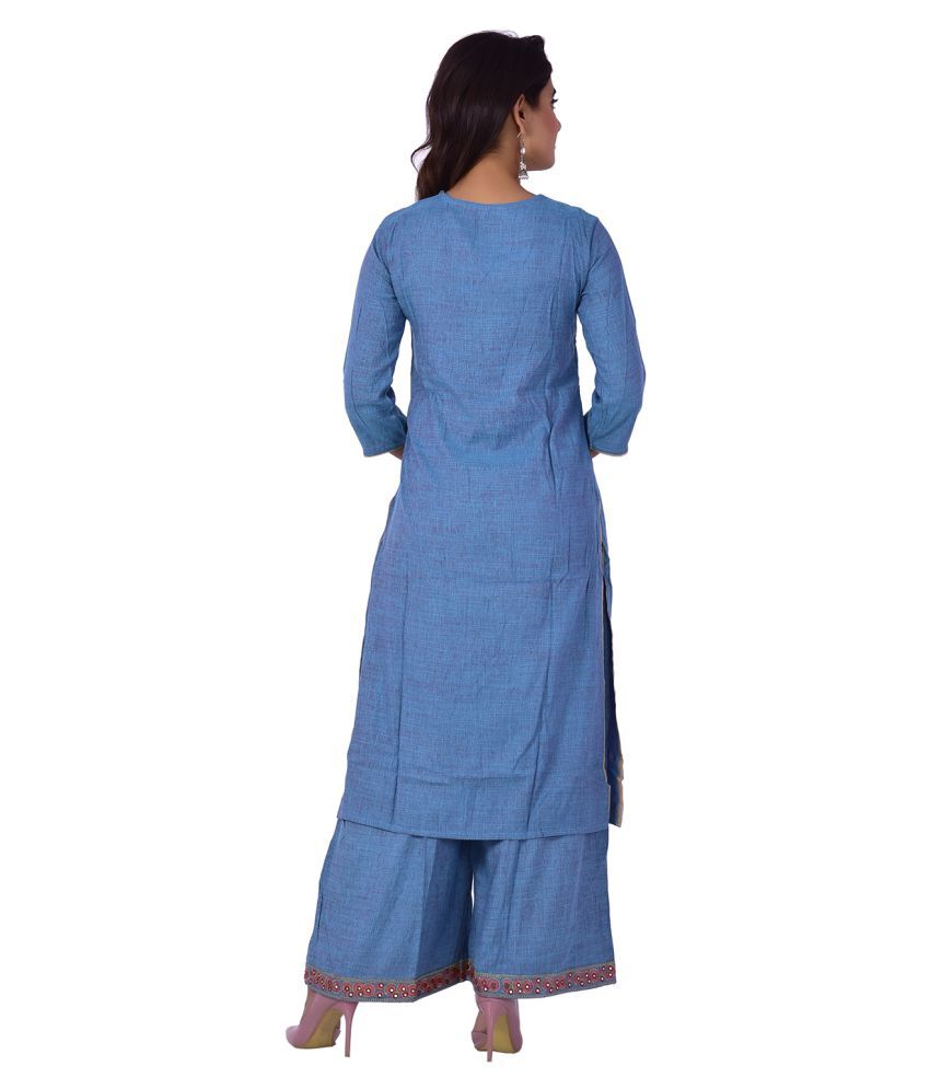 snapdeal kurti with plazo