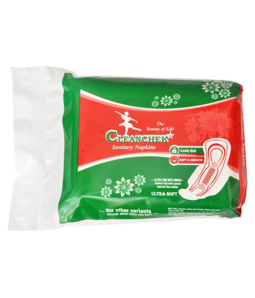 CLEANCHEK Sanitary Napkins 320mm Ultra Thin XXL 42 Sanitary Pads Pack