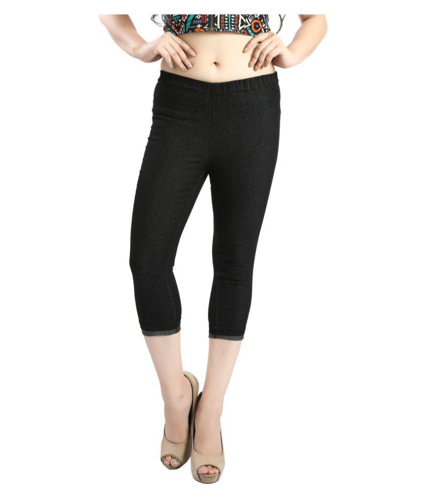     			FCK-3 Denim Jeggings - Black