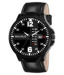 Walrus Day & Date Leather Analog Men's Watch