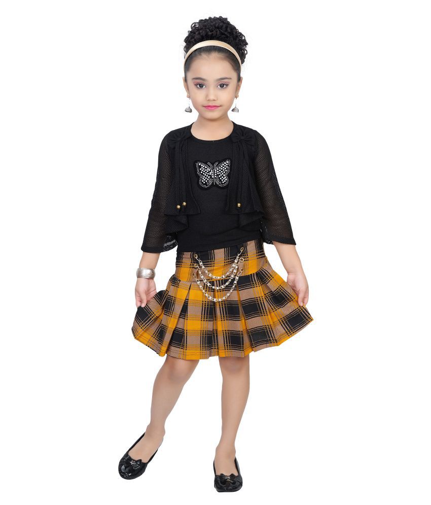     			Arshia Fashions Girls PartyWear Skirt and Top Set