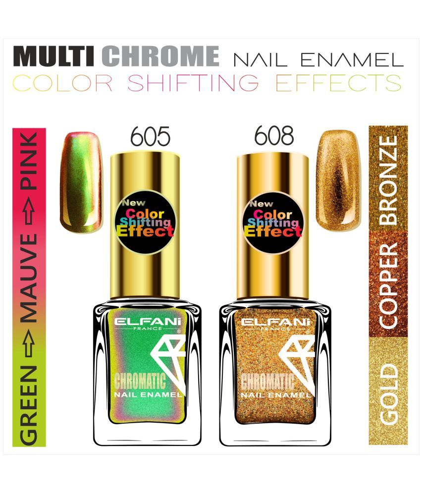     			Elfani Nail Polish Multi Shimmer 18 mL