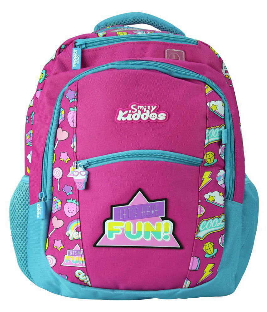Smily Kiddos 25 Ltrs Pink School Bag for Boys & Girls: Buy Online at ...