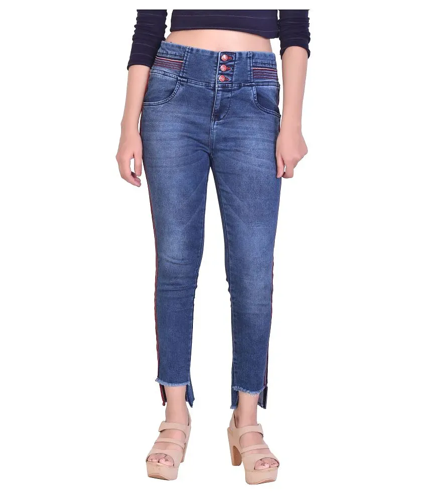 FCK 3 Denim Jeans Blue Buy FCK 3 Denim Jeans Blue Online at