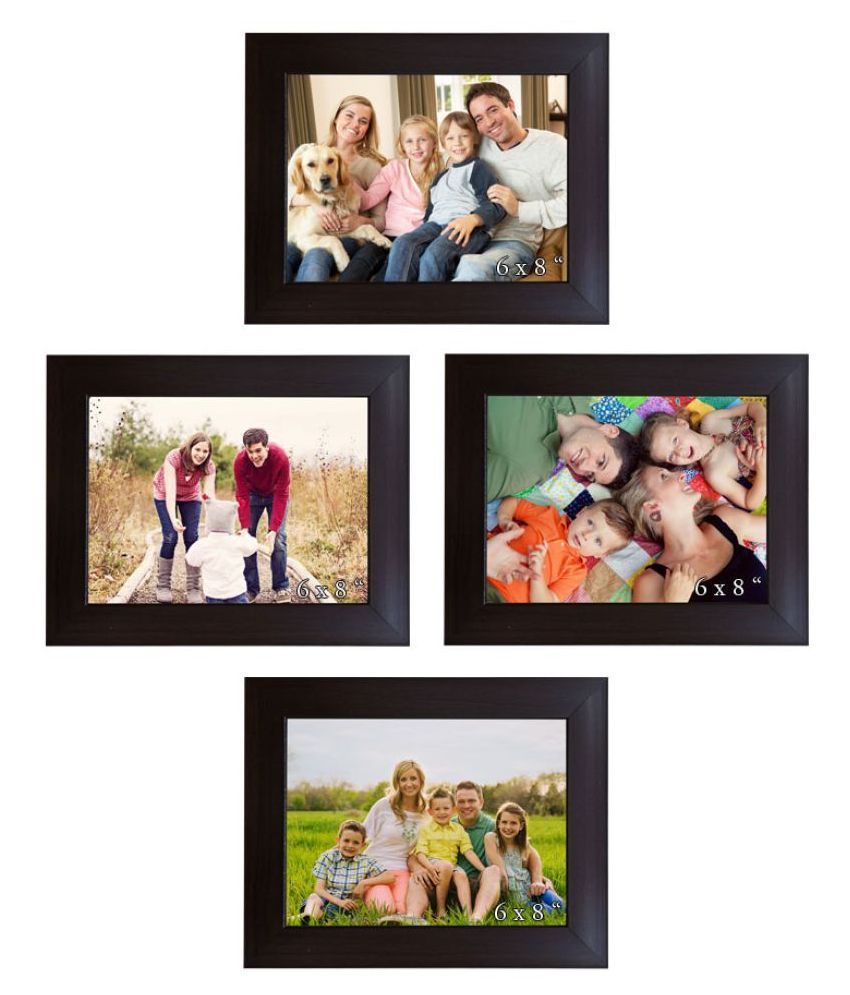 Trends on Wall Acrylic Brown Photo Frame Sets Pack of 4 Buy Trends