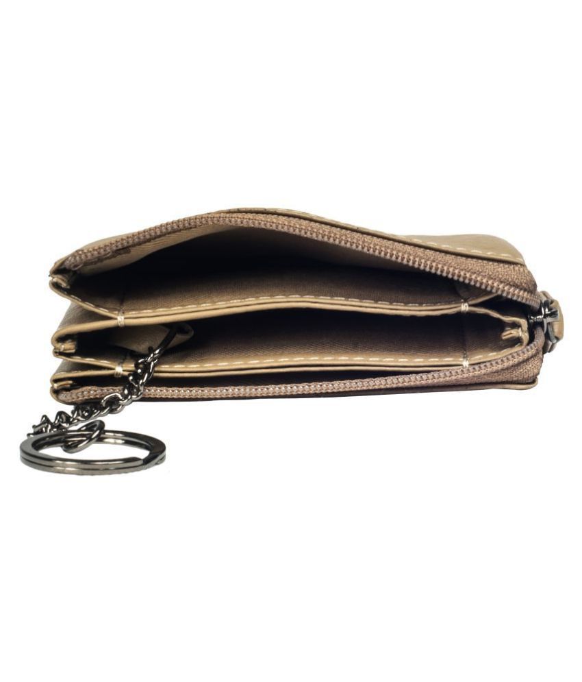     			Calfnero Genuine Leather Key Case cum Coin Wallet