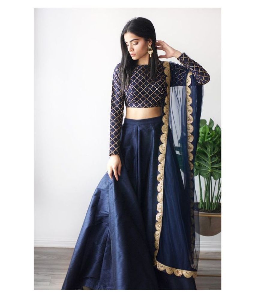 White and Deep Pink Color Sequin and Thread Work Designer Semi Stitched  Lehenga Choli - PreeSmA