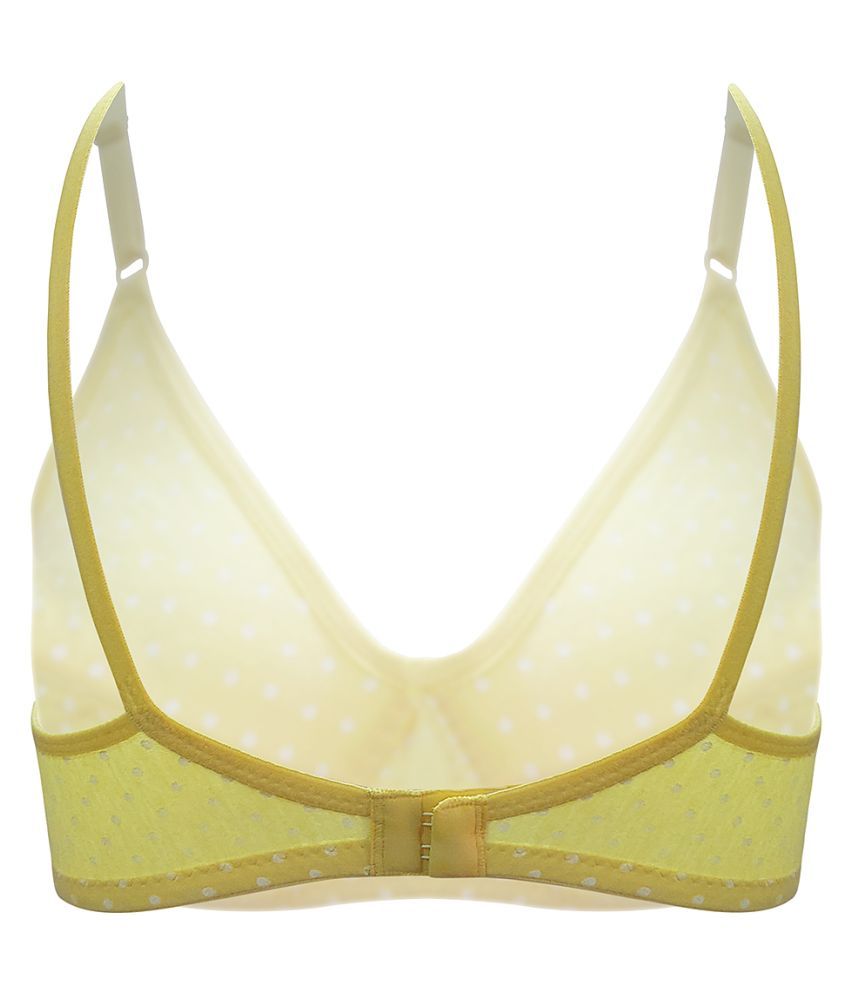     			Clovia Cotton Everyday Bra - Yellow