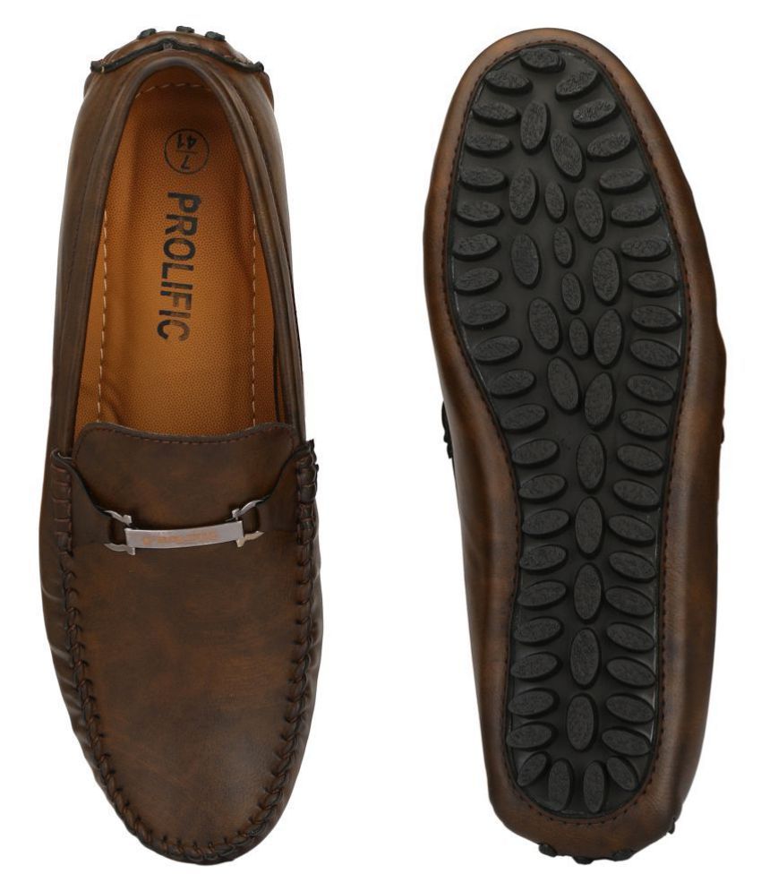 formal brown loafers