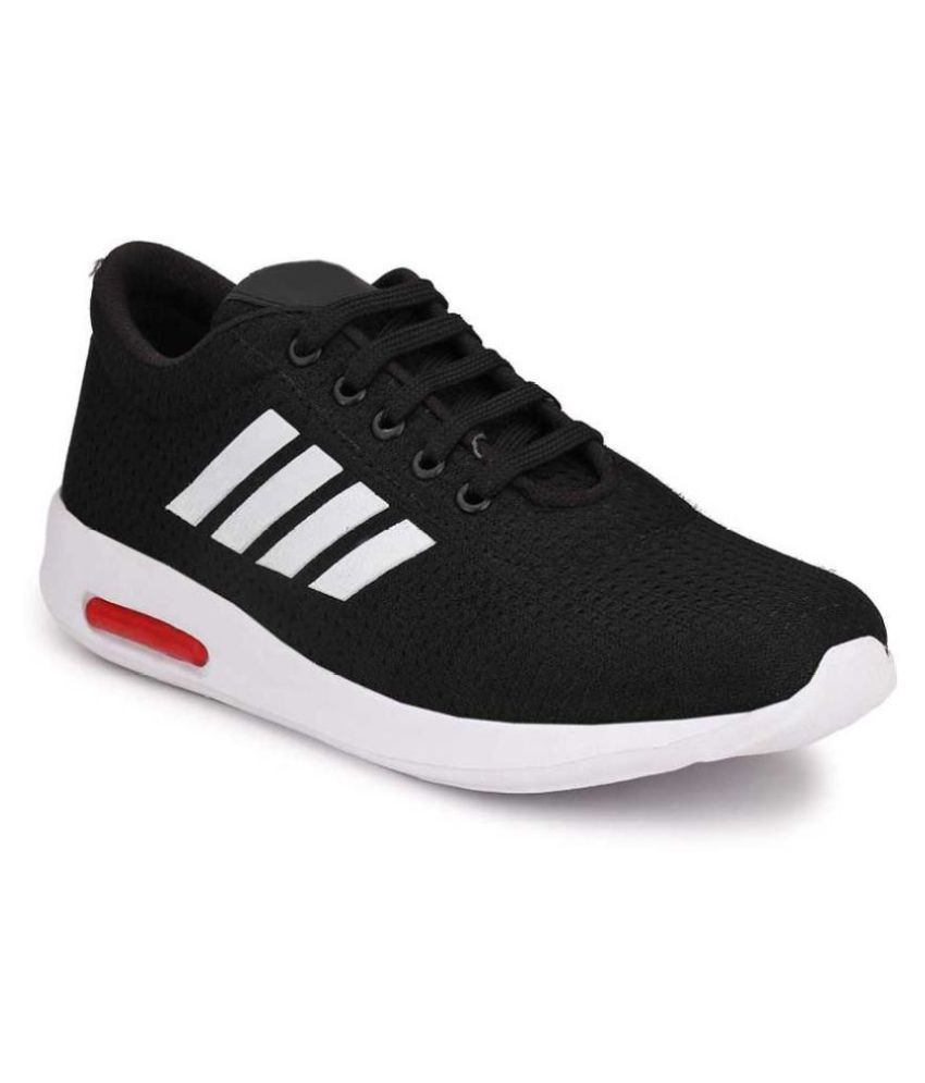 branded black casual shoes