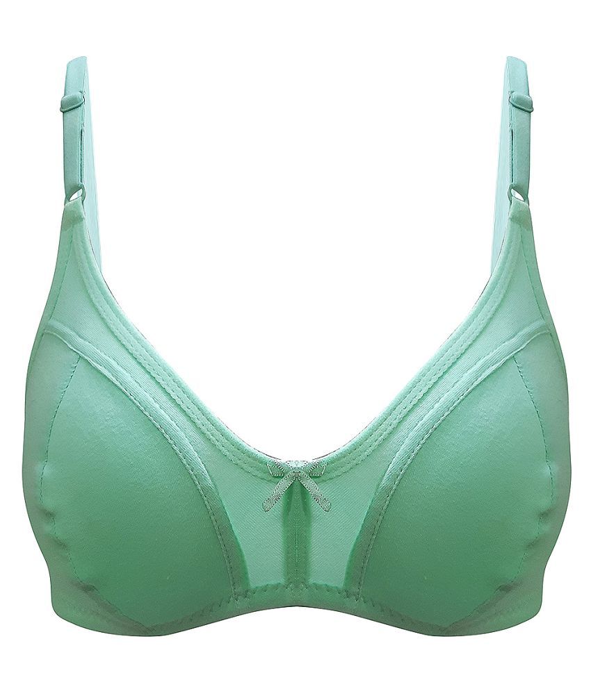     			Clovia Cotton Everyday Bra - Green