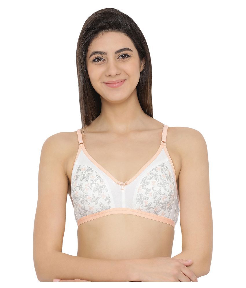     			Clovia Cotton Everyday Bra - White