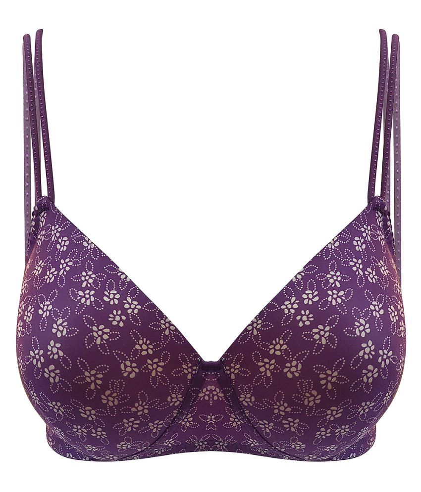     			Clovia Polyamide T-Shirt Bra - Purple