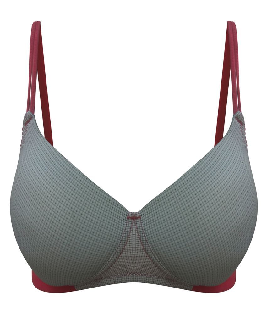     			Clovia Polyamide T-Shirt Bra - Grey