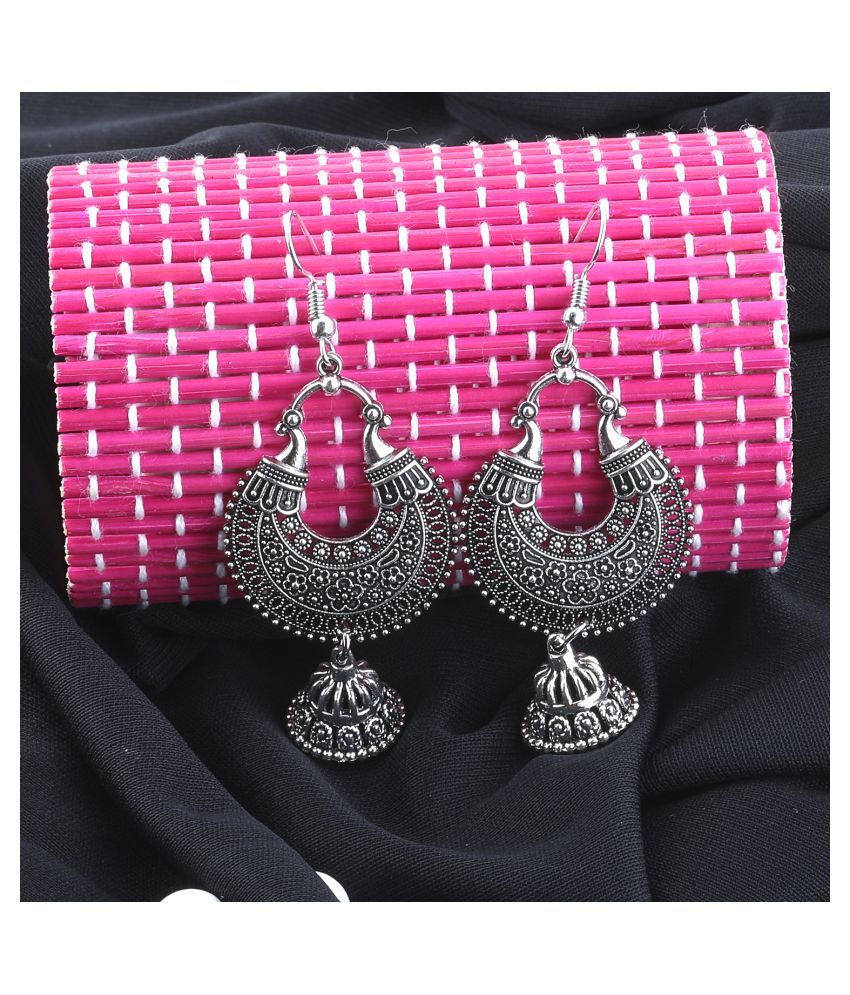     			Silver Shine Beautiful Silver Fish Hook Earrings for Women