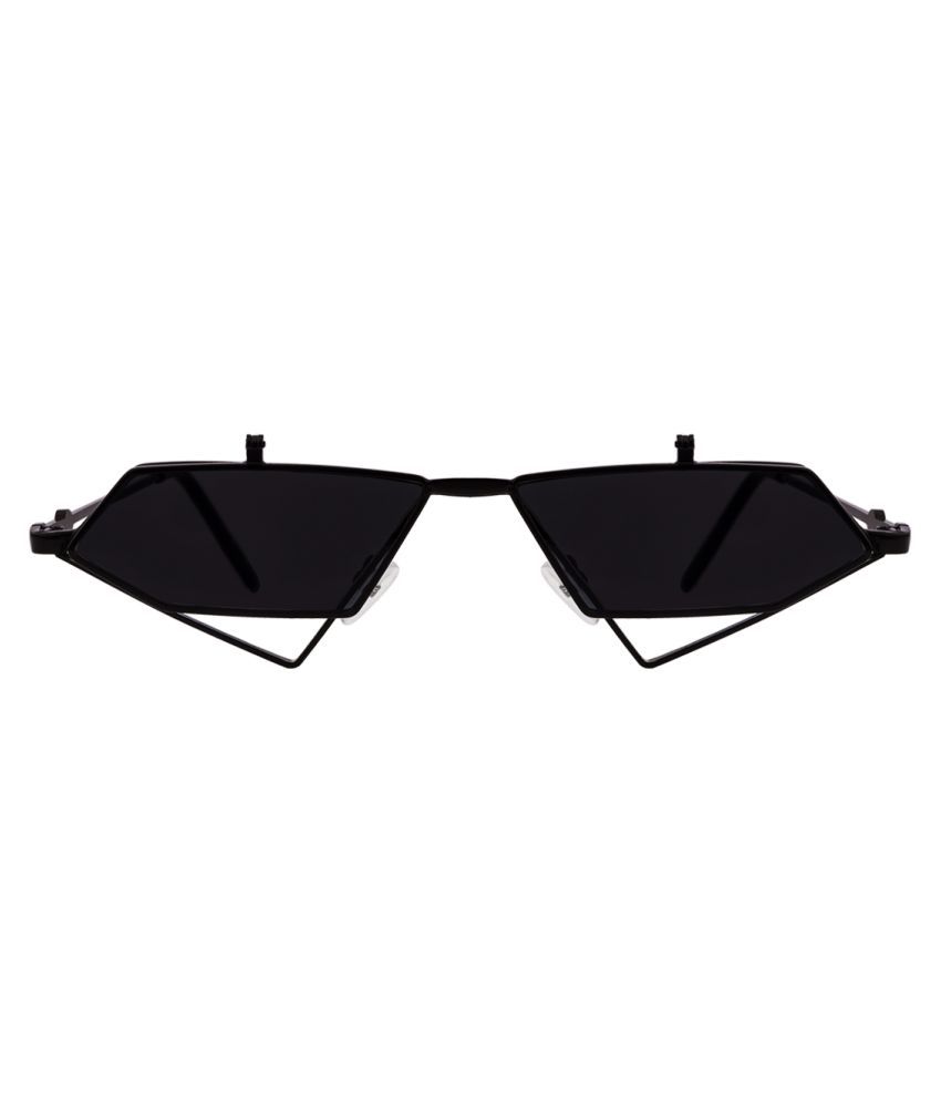 Zyaden Black Bug Eye Sunglasses Sun352 Buy Zyaden Black Bug 