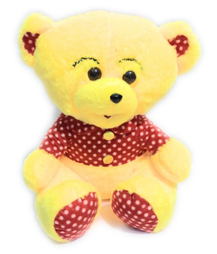 red yellow teddy bear