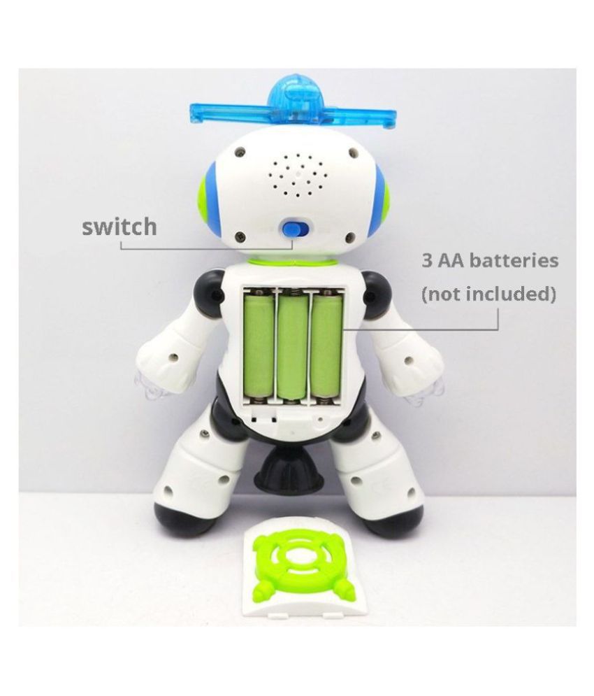 dancing robot toy with music & flashing light