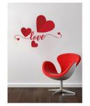 Decor Villa Love Heart Sticker ( 55 x 58 cms )