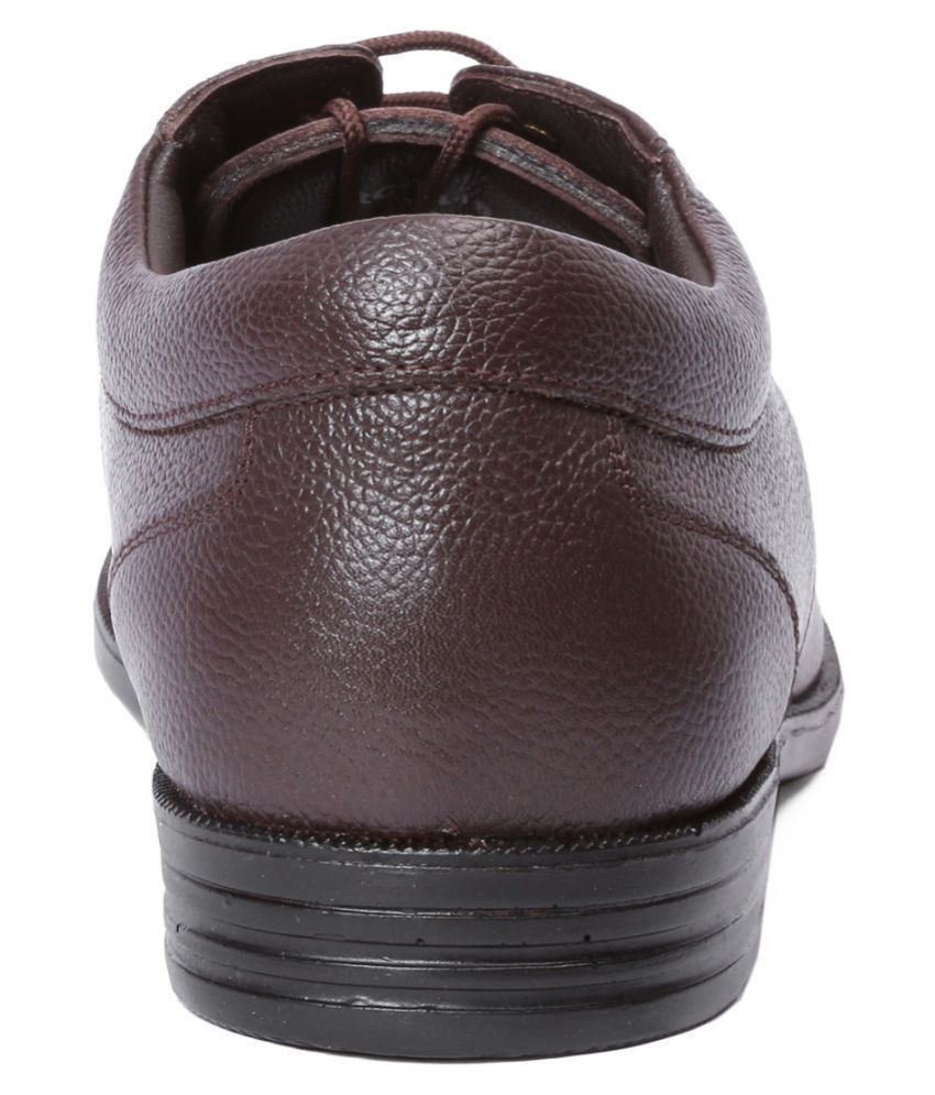 red chief brown derby shoes