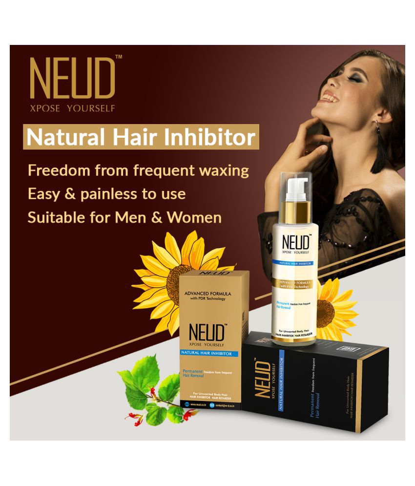 Neud Natural Hair Inhibitor Permanent Hair Removal Cream 80 G Buy